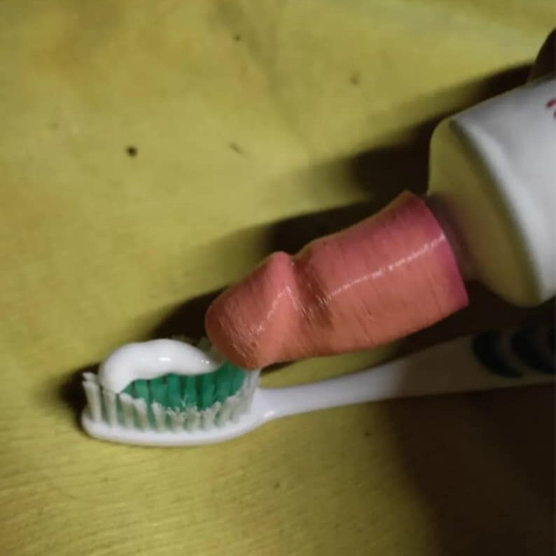 Funny Cap, Creative Quirky Toothpaste Head Squeeze Protector, Fun And Dustproof_voghion.com