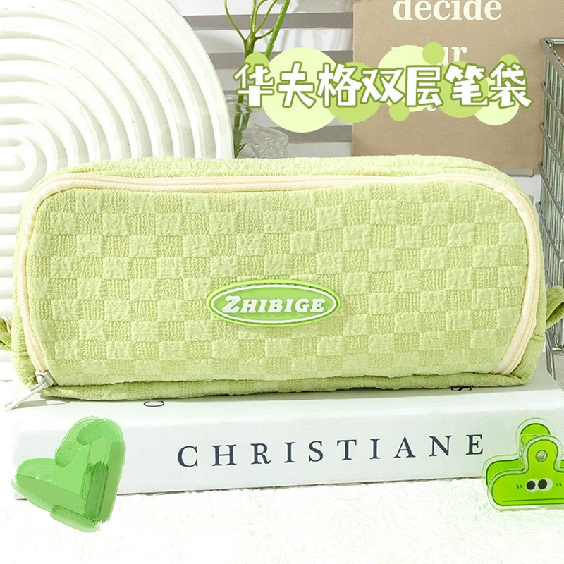 Double-layer capacious high quality pencil case, 32x, 2023 collection, for secondary school