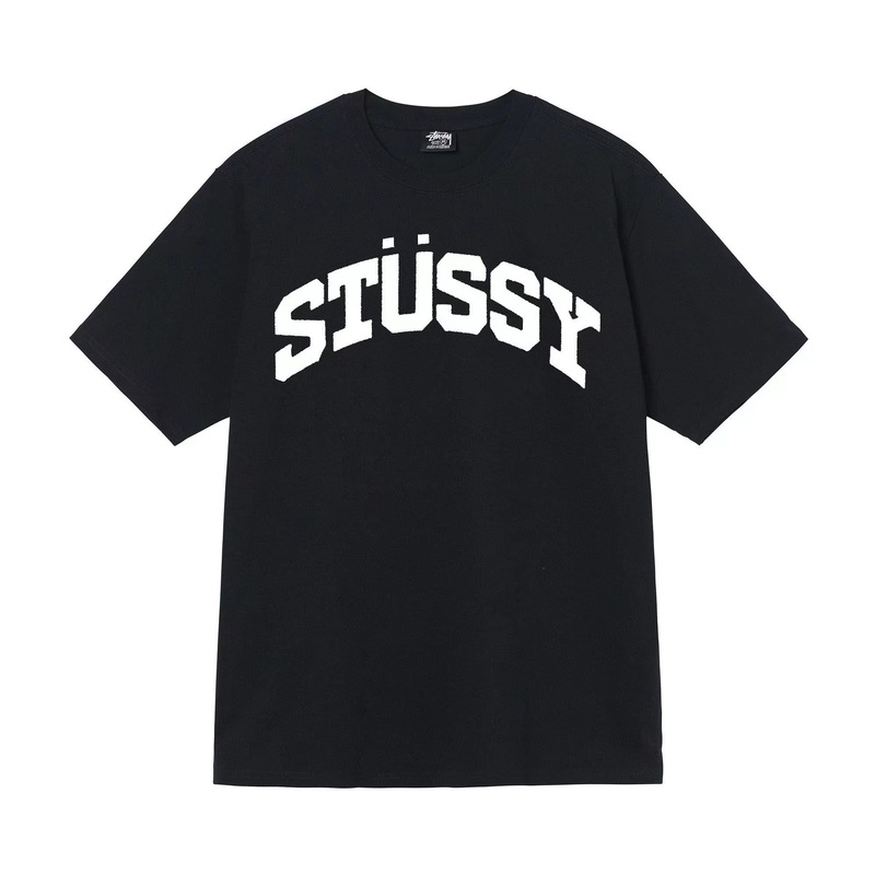 stussy潮牌斯图西男女休闲短袖2025新款夏季宽松纯棉印花男士t恤|undefined