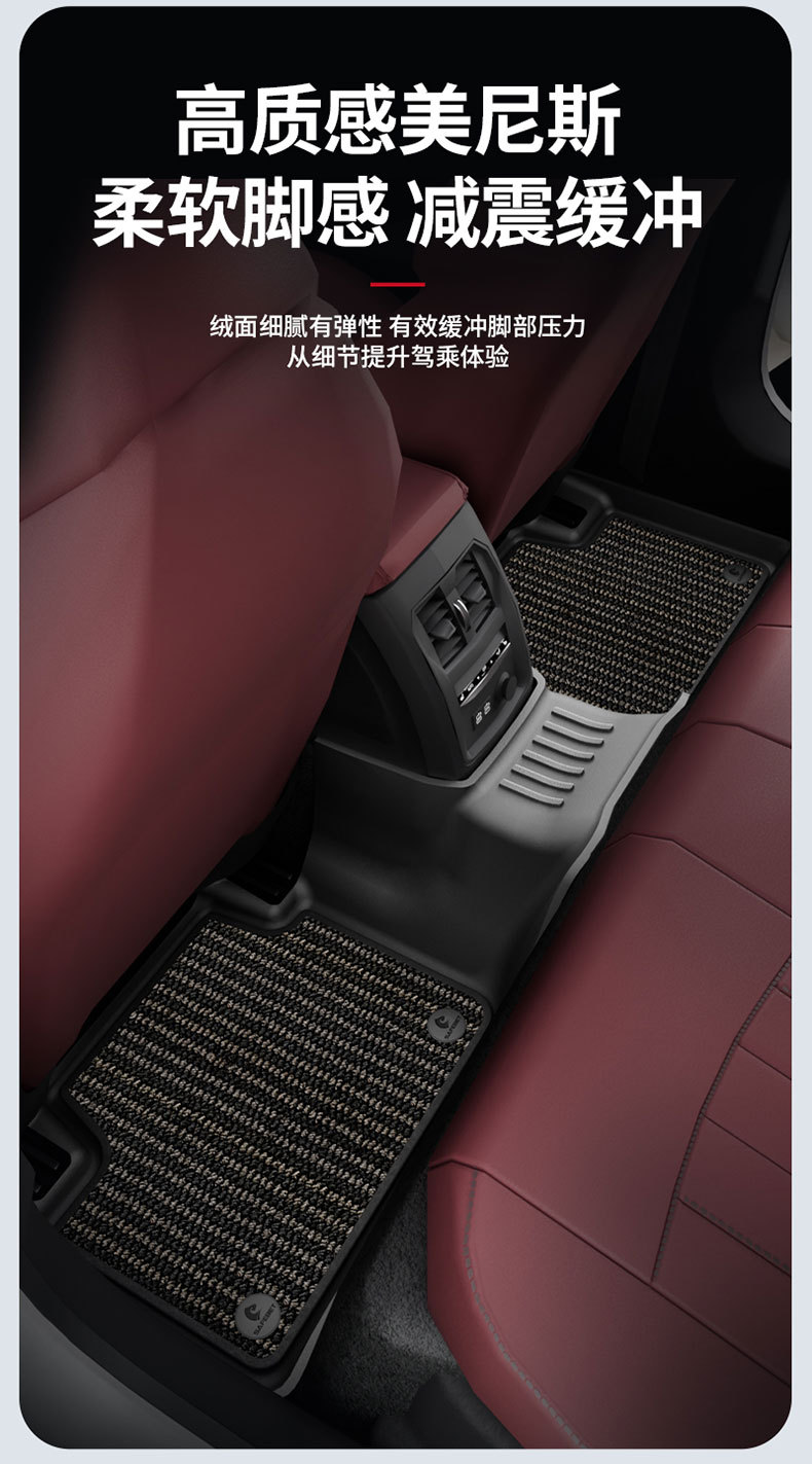 BMW X1 IX1 X3L IX3 Series X4 Series X5L X7 M2 Series M3 M4 I3 I5 2 Series 5 Series 7 Series TPE Floor Mats