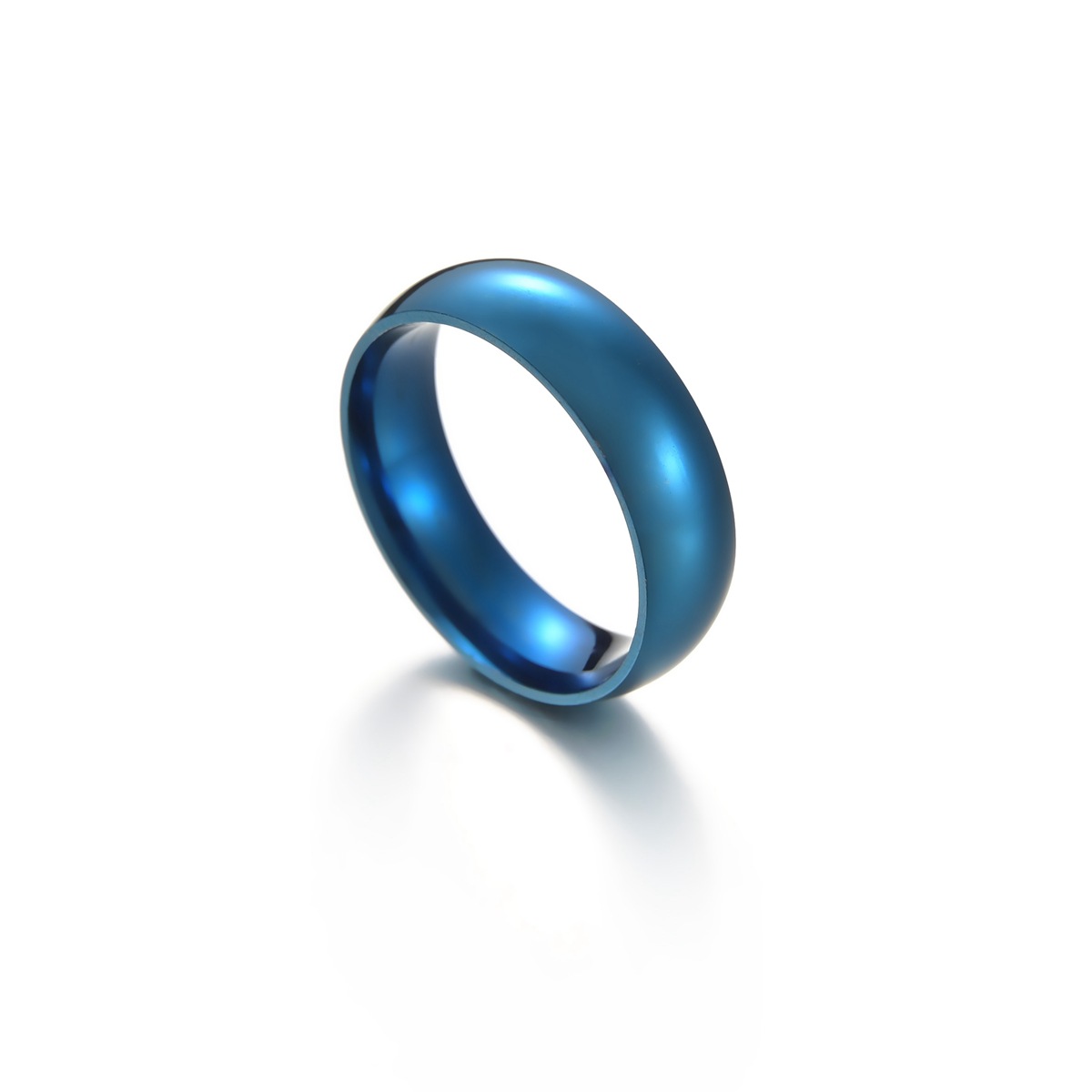 Einfacher Edelstahl-leucht Platten Ring display picture 4