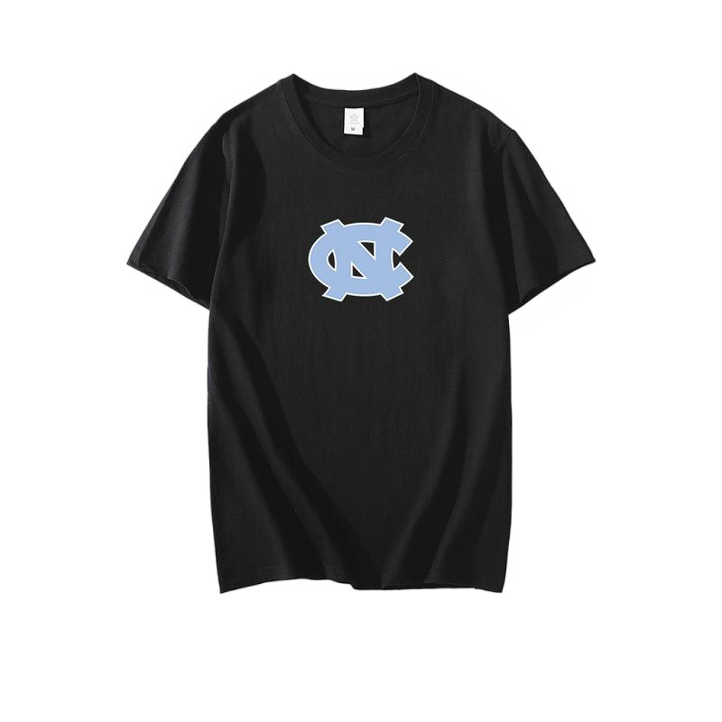 North Carolina University Basketball Short-Sleeved Training Clothes Ncaa Men's and Women's American T-Shirts Campus Sports Peripheral Half-Sleeves