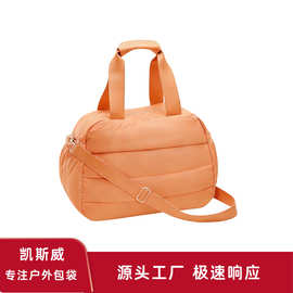 跨境新款女士手提包拉链裥棉手提包防水大容量随身悠闲时尚旅行包