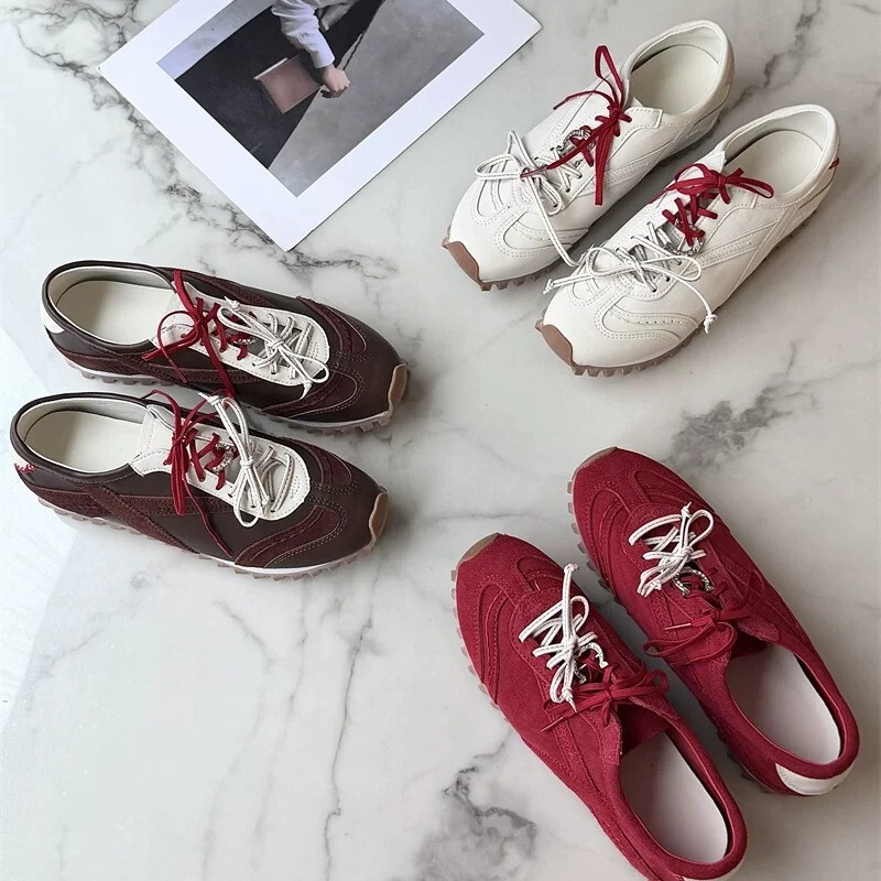 Clearance stock! Cow split leather upper, pigskin insole, retro German training shoes, white sneakers, flat shoes, casual athletic shoes Clearance stock! Cow split leather upper, pigskin insole, retro German training shoes, white sneakers, flat shoes, casual athletic shoes