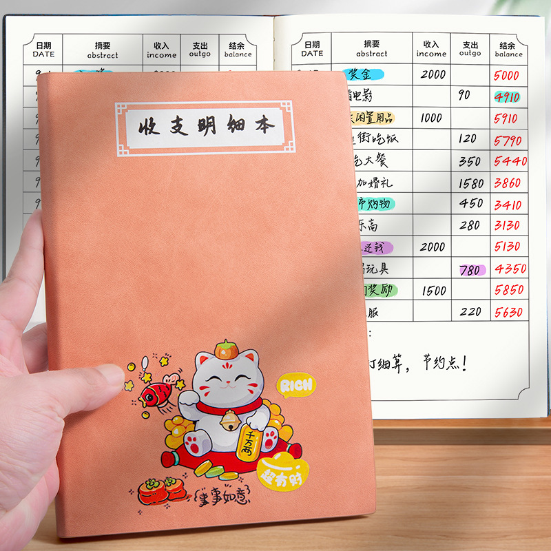 Accounting Book with Date Expenditure Detailed Income and Expenditure Book Daily Flow Cash Financial Accounting Book Store Business Registration Accounting Book with Date Expenditure Detailed Income and Expenditure Book Daily Flow Cash Financial Accounting Book Store Business Registration