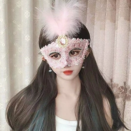 羽毛、羽绒;化妆服饰道具;面具
