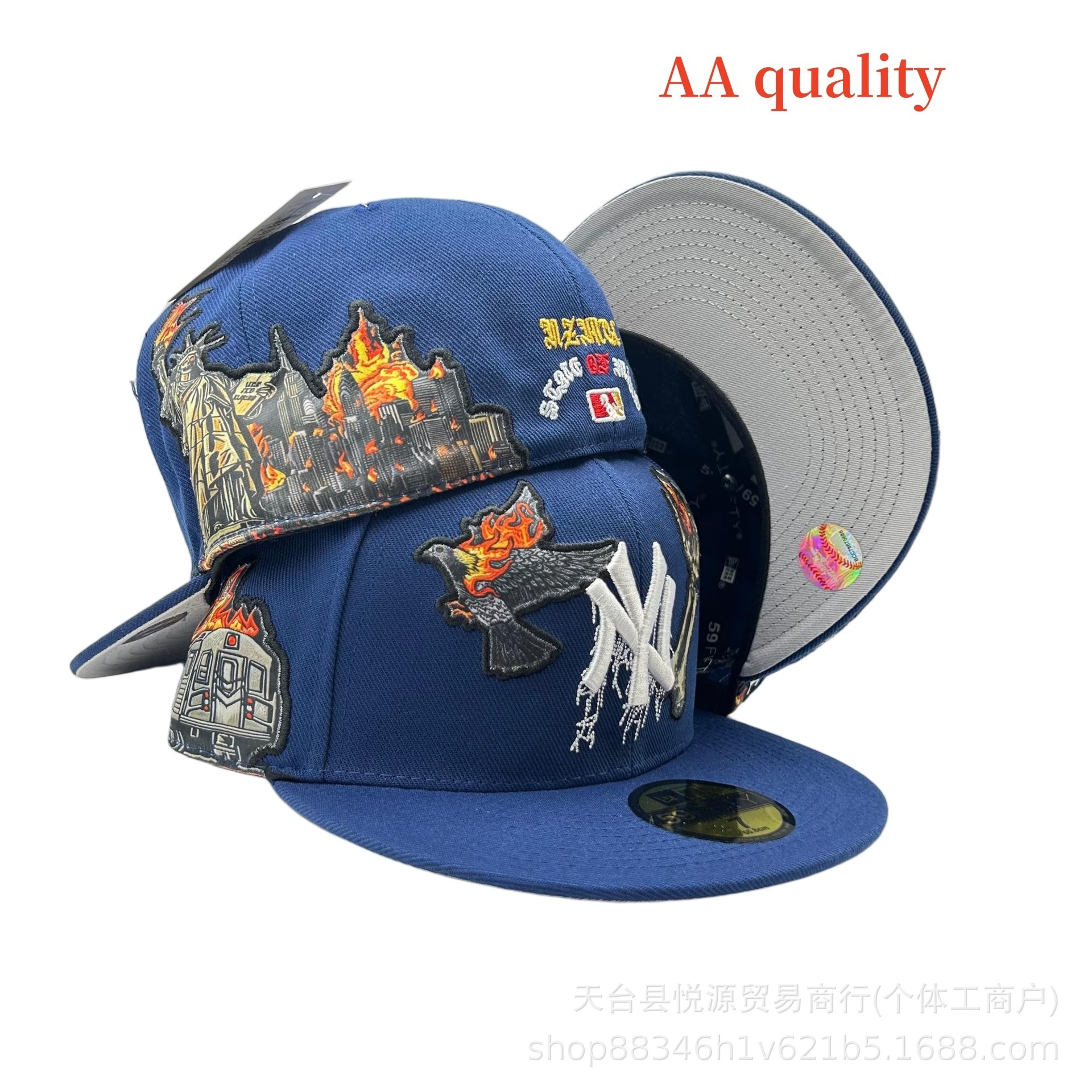 Nuevo comercio exterior transfronterizo MLB sombrero de béisbol estilo hip-hop moda tamaño sombrero de alta calidad