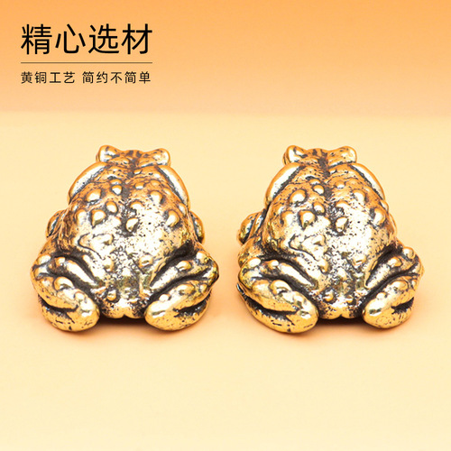 Year of the Rabbit, golden toad, rich man in the world, creative ins style landscape ornaments, living room ornaments wholesale