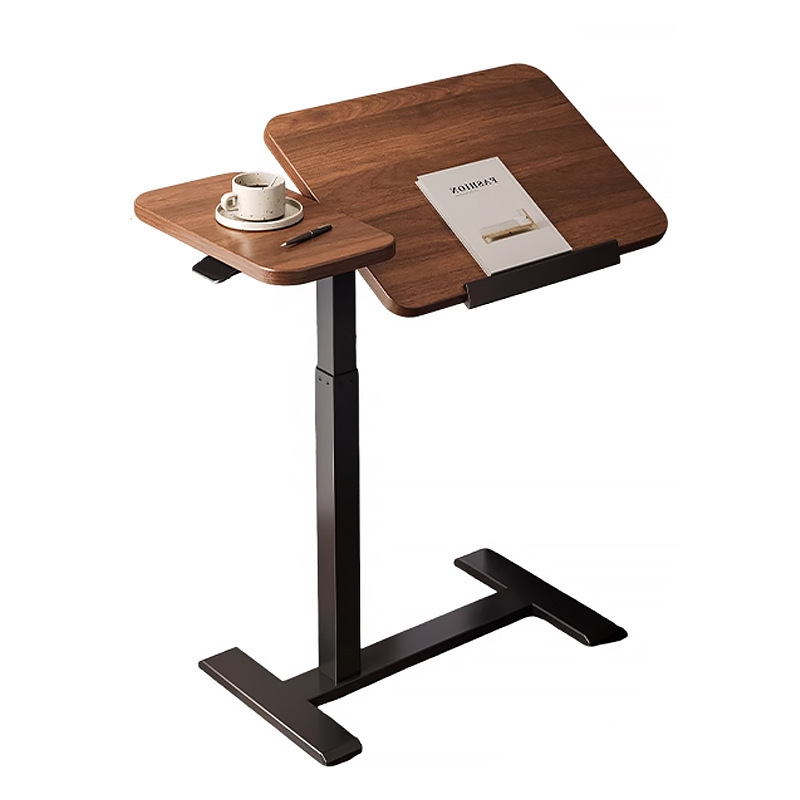 Mesa de cama elevadora móvil Mesa de computadora Mesa de escritorio de escritorio de dormitorio Mesa de escritorio de escritorio de estudiantes Mesa lateral plegable