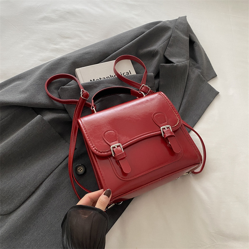 Bolsa de hombro de clase de estudiantes para mujeres 2024 estilo coreano de moda maletín de estilo académico nicho simple bolso de mujer diagonal