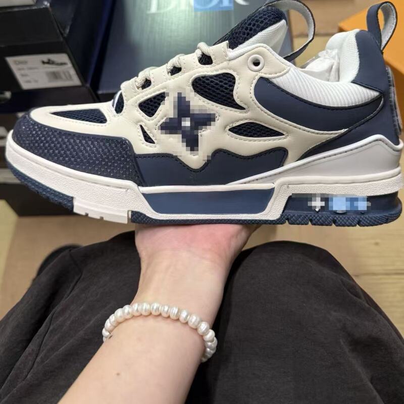 New European Foreign Trade Crystal Inlaid Sneakers Casual Shoes Skate Shoes Men's Shoes Comfortable Versatile Casual