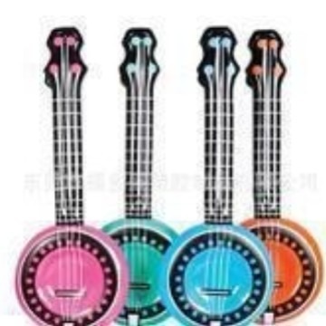 Inflatable lifelike guitar PVC