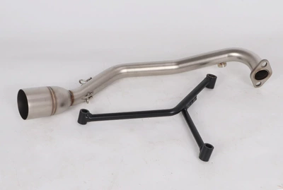 Suitable for Peugeot motorcycle Django Django150 exhaust pipe Django 150 front section tail section full section exhaust pipe (Exhaust pipe) - django-django150-stainless-steel-front-51mm-interface