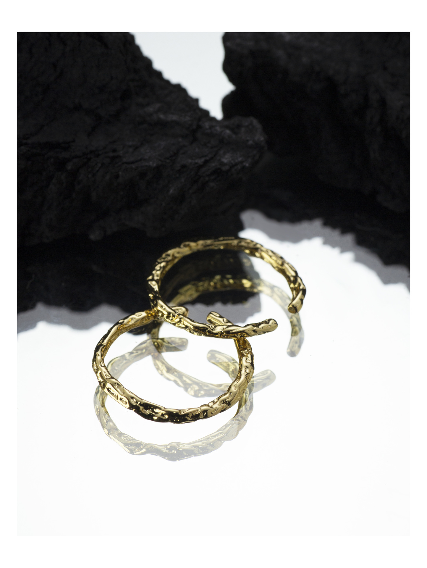 Fashion Geometric Copper Plating Open Ring 1 Piece