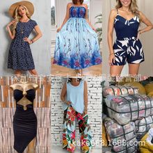 Rose欧美女装春秋款连衣裙Tops女宽松圆领3D动物印花Dress外贸Hot
