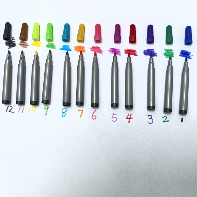 Fábrica de producción de mini acuarela para niños estudiantes de arte graffiti pintura colorida 12 color acuarela para niños