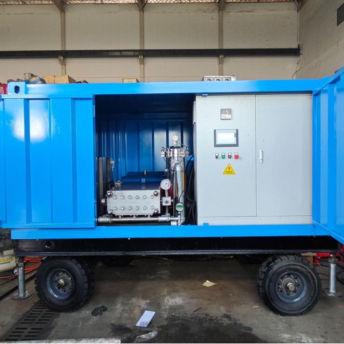 140mpa电厂换热器冷凝器清洗机工业高压清洗泵工业管道水垢清洗机