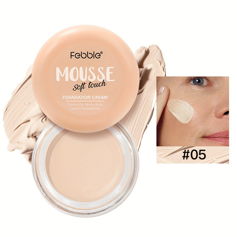 USHAS European and American Cross-border spot mousse base crema delicada impermeable corrector hidratante de larga duración FS446A B