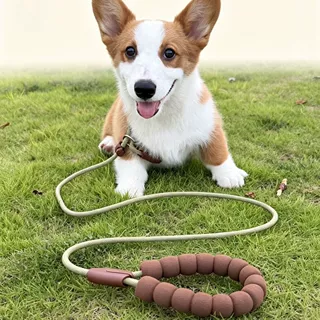 狗狗牵引绳防爆冲p绳p链狗链子小中大型犬防缠绕训犬宠物遛狗狗绳