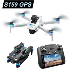 S159 ドローン クアッドコプター スマート スクリーン パワー プロンプト HD GPS 測位リモコン航空機メモリ カード