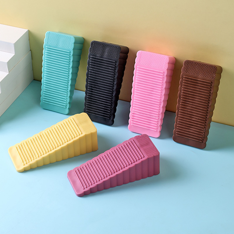 Bloqueo de puerta de aire bloqueador de puerta de silicona tarjeta de seguridad creativa puerta fija anti-colisión succión de bebé mano de sujeción