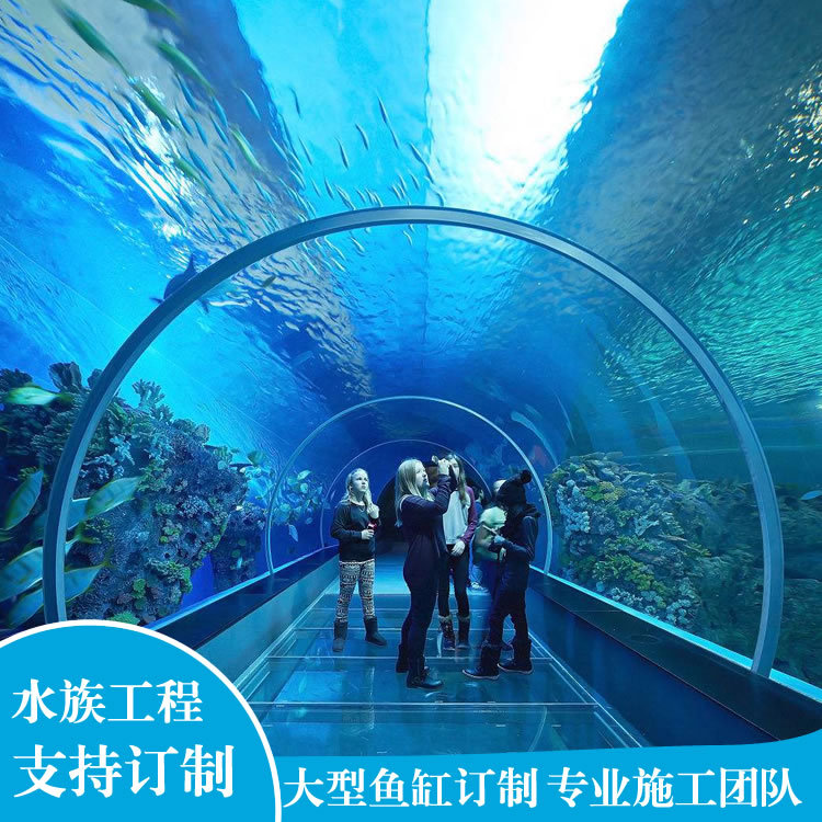 海洋馆设计海底水族工程  超大型玻璃鱼缸大型亚克力鱼缸