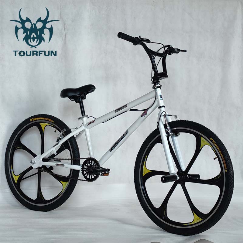 26寸表演车特技车运动自行车自由式街车成人自行车可自由旋转万向