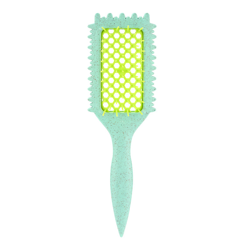 Hot sale cabello WANMEI hueco pein de modelado multifuncional extrusor de pasta de cola afilada pein flojo rebote rizado