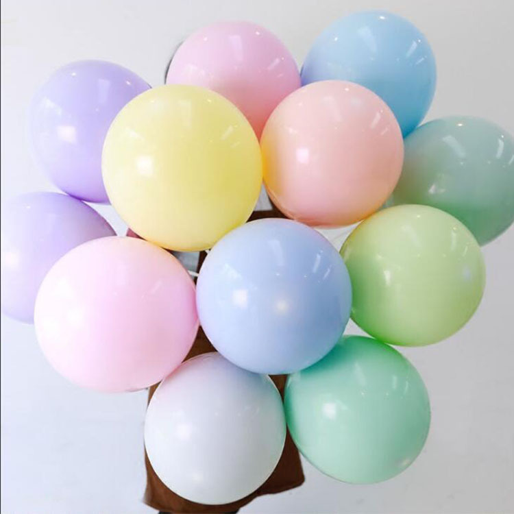 廠家10寸1.8克乳膠氣球馬卡龍色氣球生日婚慶婚禮裝飾氣球