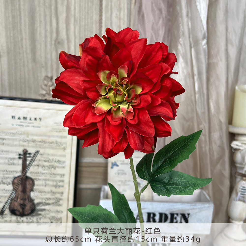 Ty single stem dutch dahlia - red