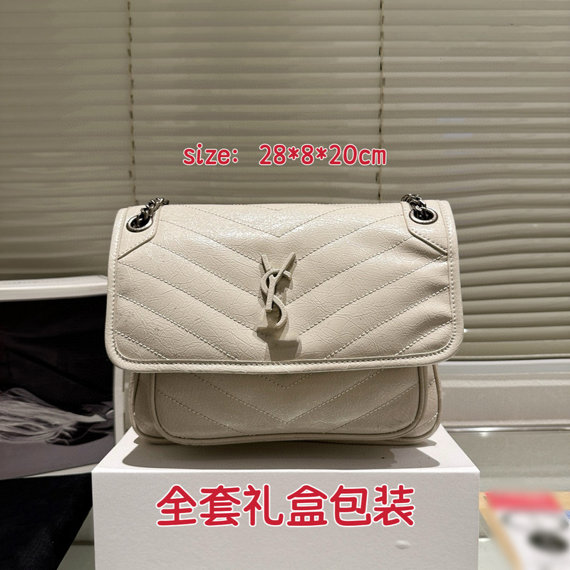 杨树林包包时尚niki斜挎包通勤邮差包大容量女包高级感手提包轻奢|undefined