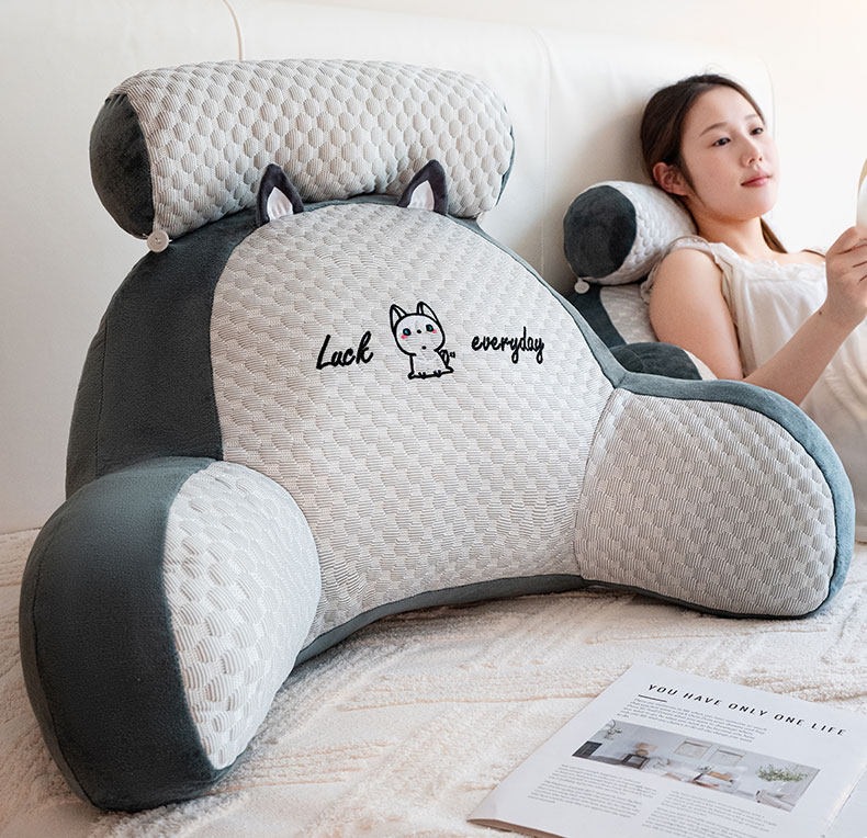 Suitable for Bed Headboard Cushions, Soft Bed Pillows, Large Backrest Cushions, Throw Pillows for Girls, Sofa Lumbar Support Pillows, and Dormitory Use