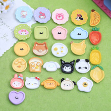 奶油胶DIY手机壳材料包树脂配件卡通小鼻噶捏捏盘子发夹头绳摆件