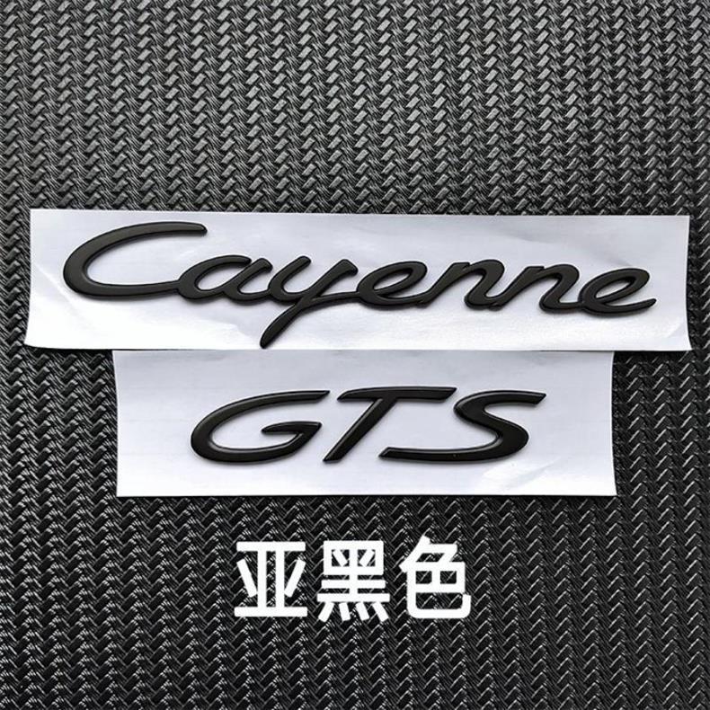 Original factory lettering for Cayenne, 911, Panamera, 718, Macan, GTS, and Leleman car rear lettering
