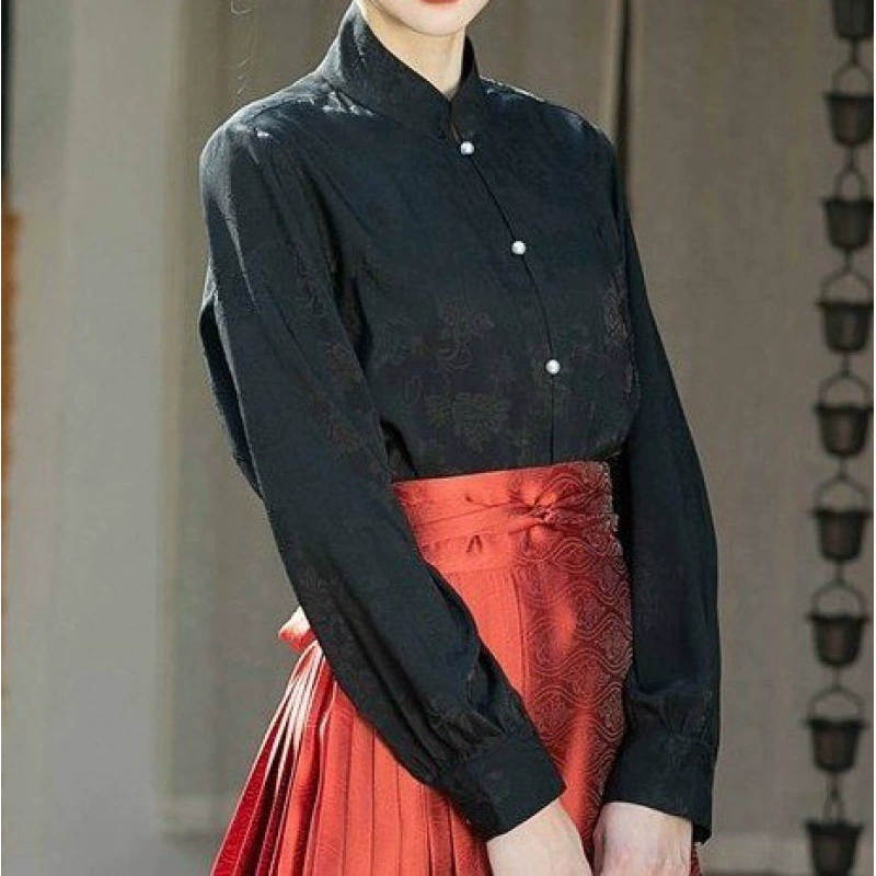 Spring autumn Hanfu, set, 2023
