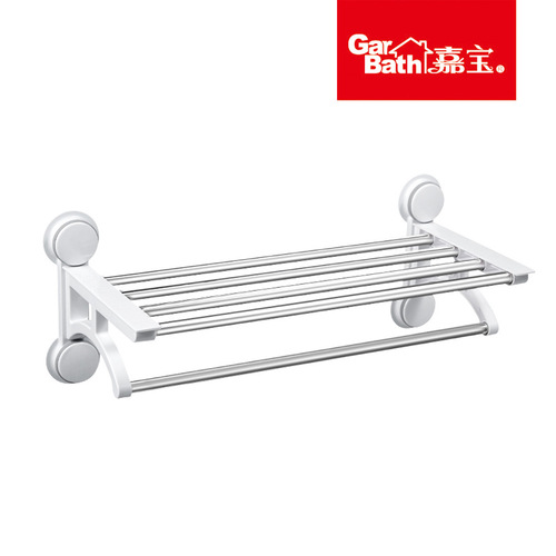 No punching bathroom stainless steel towel rack wall hanging light luxury bath towel rack bathroom towel bar pendant storage rack