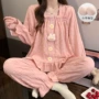 春秋季学生少女荷叶边家居服