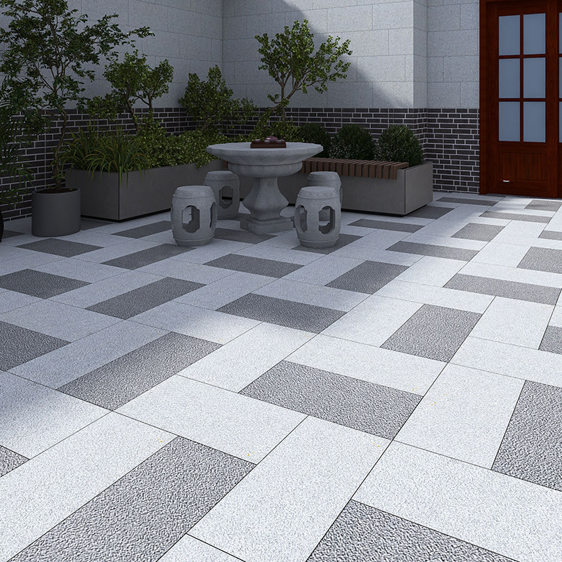 Floor tile outdoor yard garden floor tile outdoor courtyard terrace floor tile non-slip anti-freezing Quartz tile