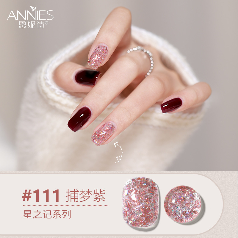 Enni Shixing nota 112 color traje grande Esmalte de Uñas pegamento 2023 Otoño e Invierno Nueva Planta de uñas fototerapia pegamento lote