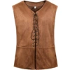 Brown vest, wide color palette