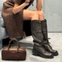 新款纯手工复古2024骑士靴