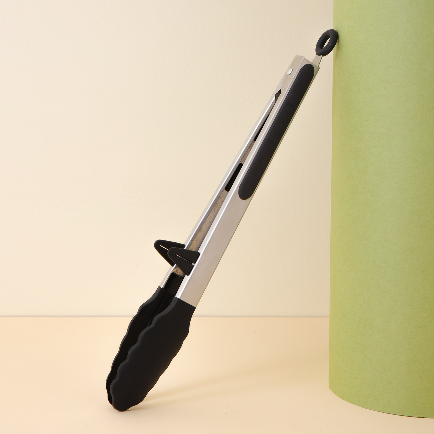 Clipe de alimentos de silicona de acero inoxidable de 9 pulgadas clipe PP clipe de alimentos clip de barbacoa al aire libre clip de barbacoa anti-calor clip de alimentos