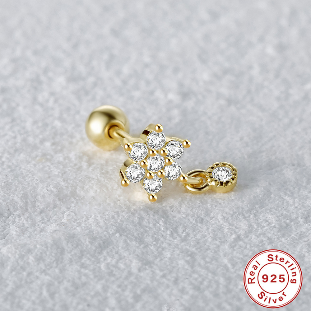 1g Weight 925 Sterling Silver Ear Needle Material Drop Earrings, Ear Studs Classification 1 Piece Quantity Holiday, Daily Occasion 925 Sterling Silver Material Geometric Pattern All Seasons Season Unisex Gender Simple Style, IG Style Style 1 Piece 925 Sterling Silver 925 Sterling Silver Earrings Geometric Drop Earrings Ear Studs 40