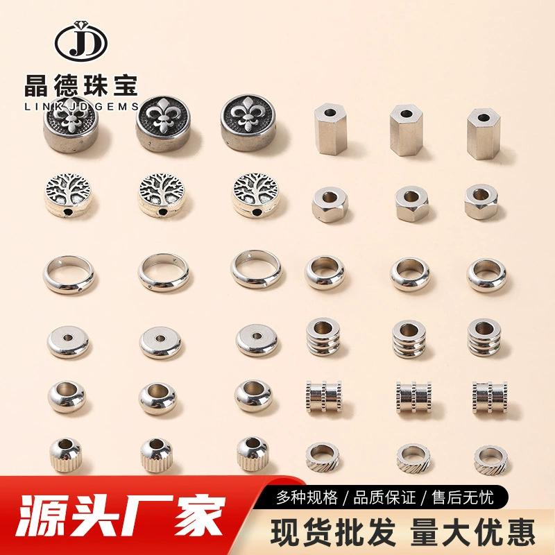 Round beads stainless steel, accessories, abacus, ring, bracelet, accessory, handmade, wholesale