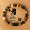 S305-Virgin Mixed Color Natural Stone Constellation Bracelet #SZ1232