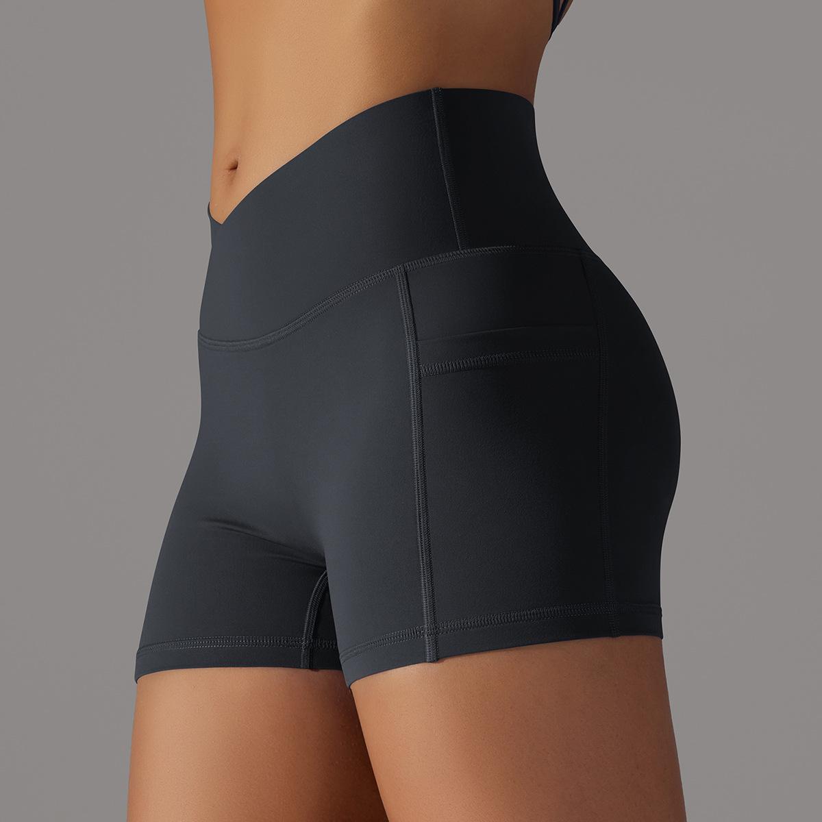 Simple Style Sports Solid Color Nylon Active Bottoms Shorts display picture 14