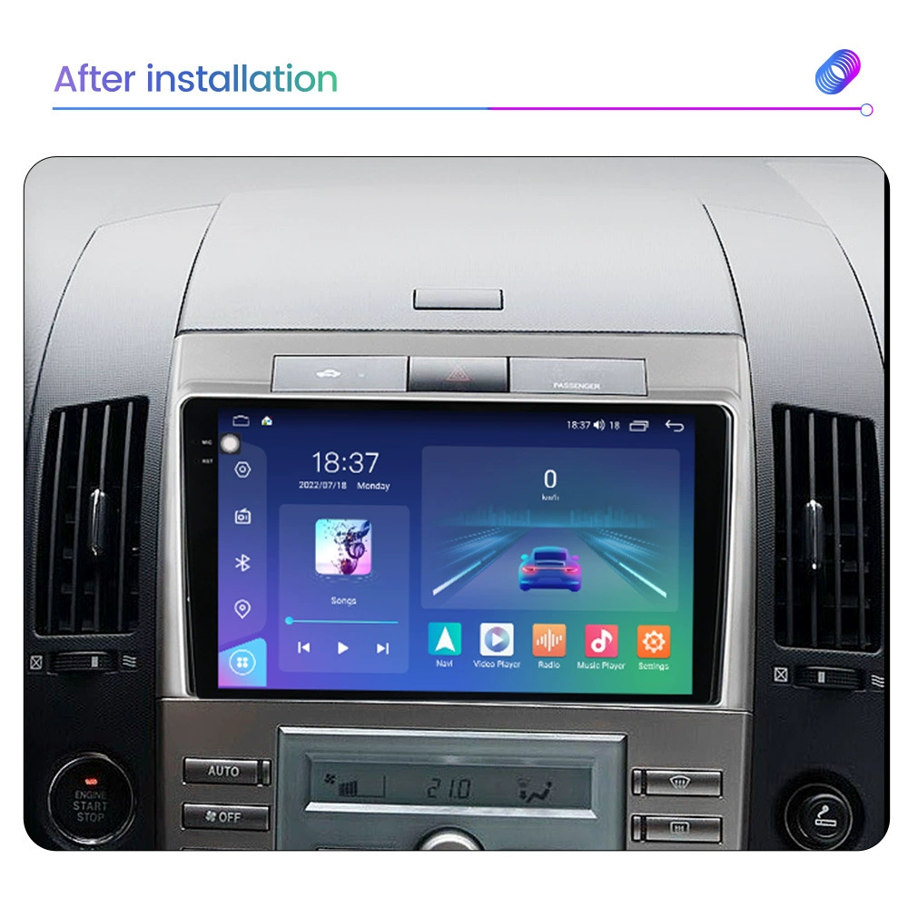 Подходит для Toyota Verso 04-09, чтобы заменить Android-навигацию с большим экраном M6Pro 8+256G.