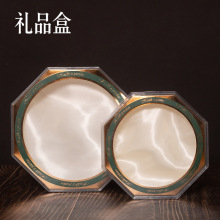 红色亚克力内盒绿色西洋参通用内胆燕窝八角塑料盒虫草锁扣空盒子