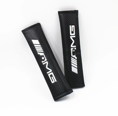 carbon fiber pattern belt sheath — Seat belt shoulder pad - amg-carbon-fiber-pair-246cm