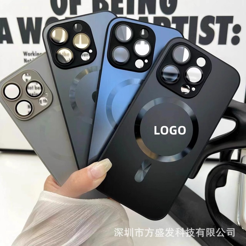 iPhone17promax用ケース、磁気吸着AGナノマット肌触りレンズフィルム、Apple16保護ケース|undefined